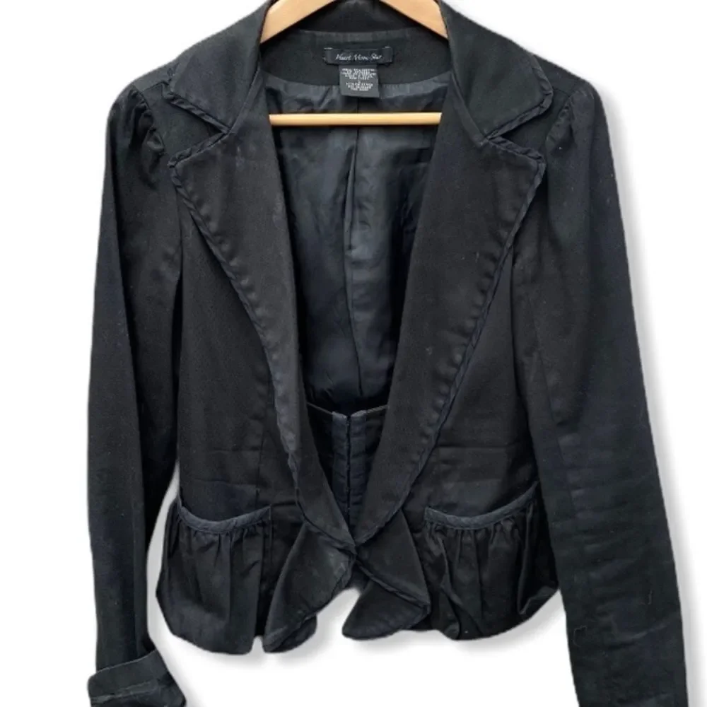 Heart Moon Star Black‎ Blazer